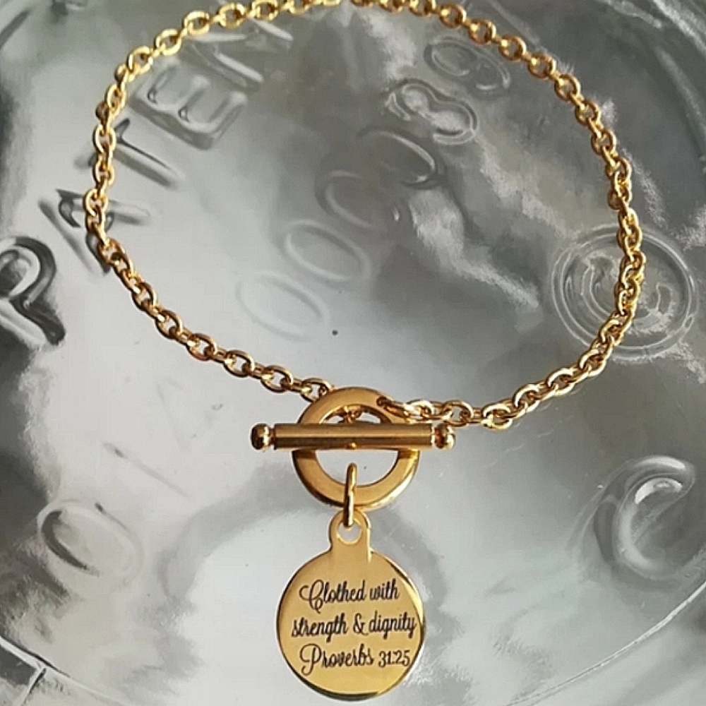 Christian Bible Verse Scripture Bracelet